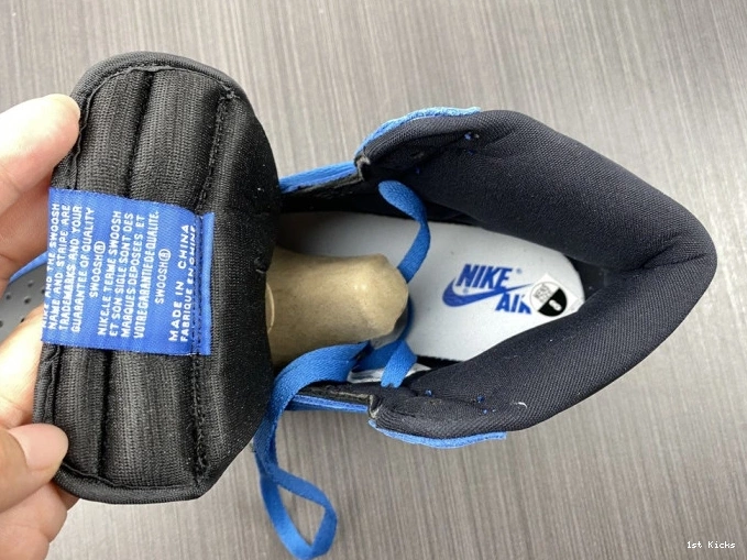 1st Kicks Shoes Air 555088-404 Blue' 'Dark Marina 1 Jordan High Retro OG 0807